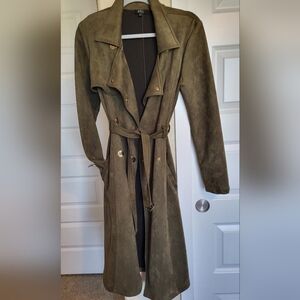 Privy Olive Women's Trench Coat